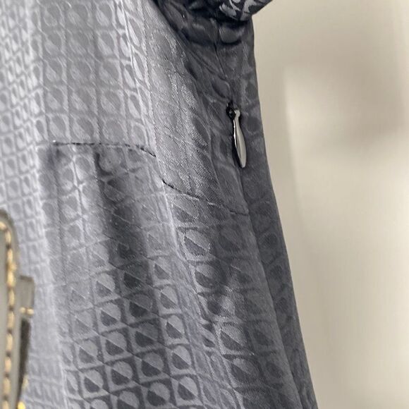 Alice & Trixie Women's 3/4 Sleeve Scoop Neck A-Line Dress Black Extra Small - Picture 6 of 15